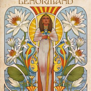 egyptian art nouveau lenormand oracle. con libro